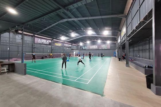 lapangan GOR badminton