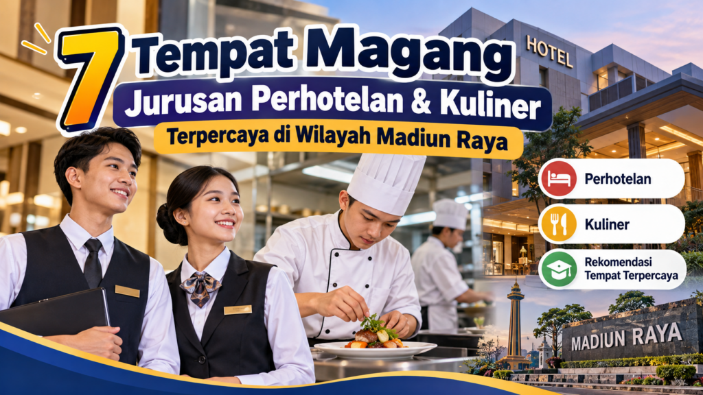 7 Tempat Magang Jurusan Perhotelan & Kuliner Terpercaya di Wilayah Madiun Raya